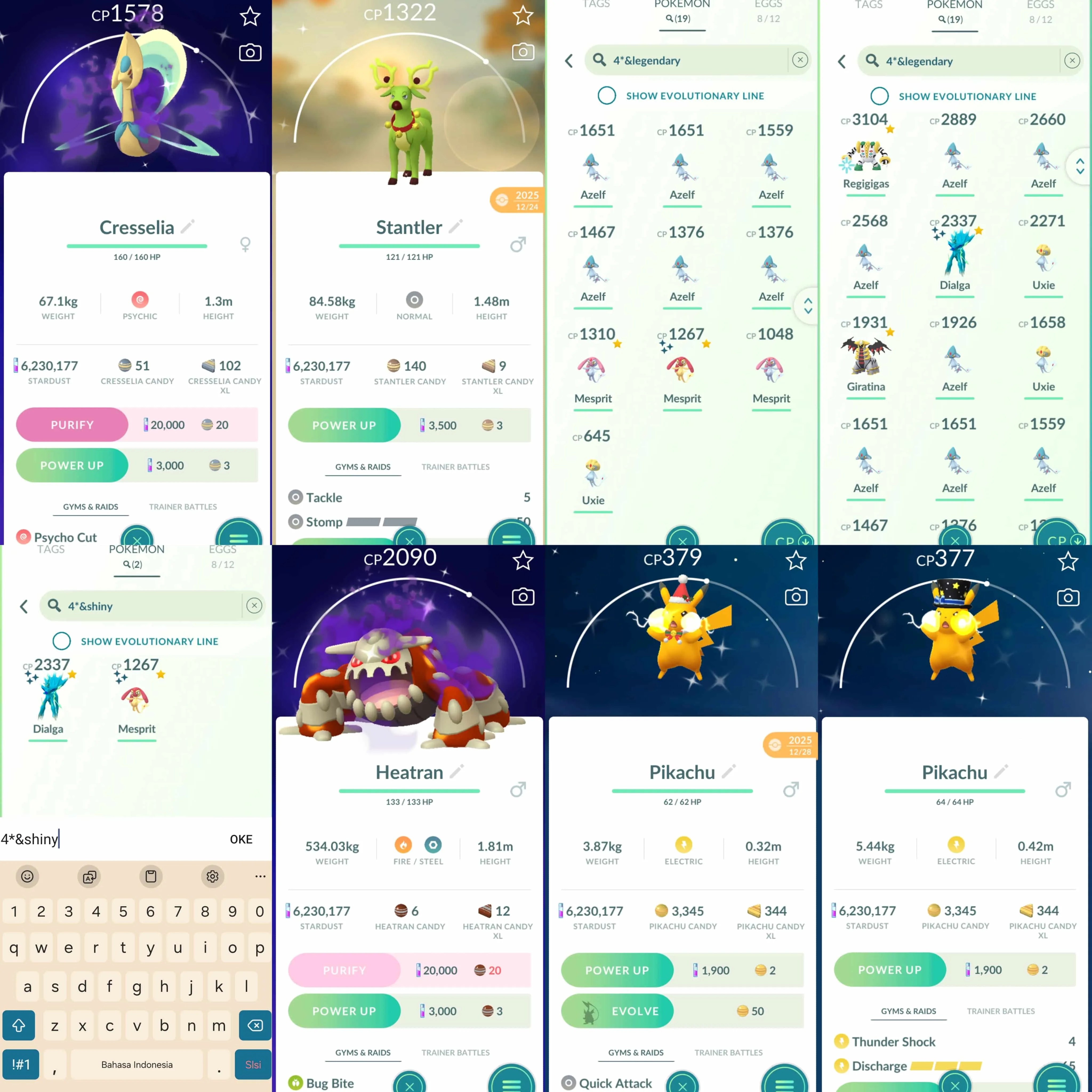 1960 Level 70 Legends100 x19 Eternatus Shiny Toxel  Shundo Dialga Origin Shundo Mesprit Shiny Mega Rayquaza Shiny DMax Omanyte Shiny Grookey BG x3