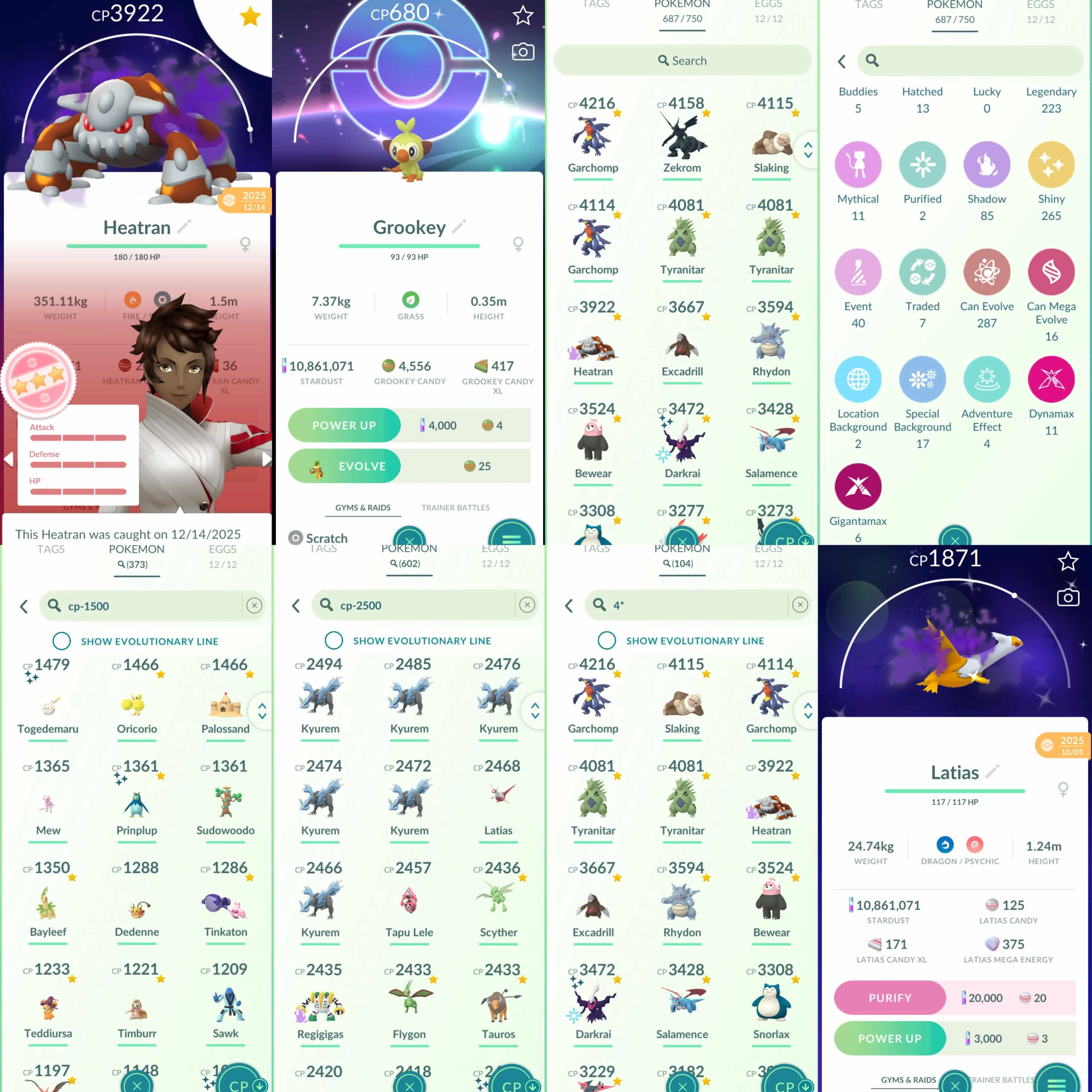 1963 Level 72 Shundo Darkrai GO Wild Area  2025 BG Rare Shadow Heatran100 Shiny Mega Rayquaza Shiny Dusk Mane Necrozma Shiny Dawn Wings Necrozma Shiny GMax Grimmsnarl Shiny DMax Eevee Shundo Prinplup Shundo Rillaboom Shundo Corviknight