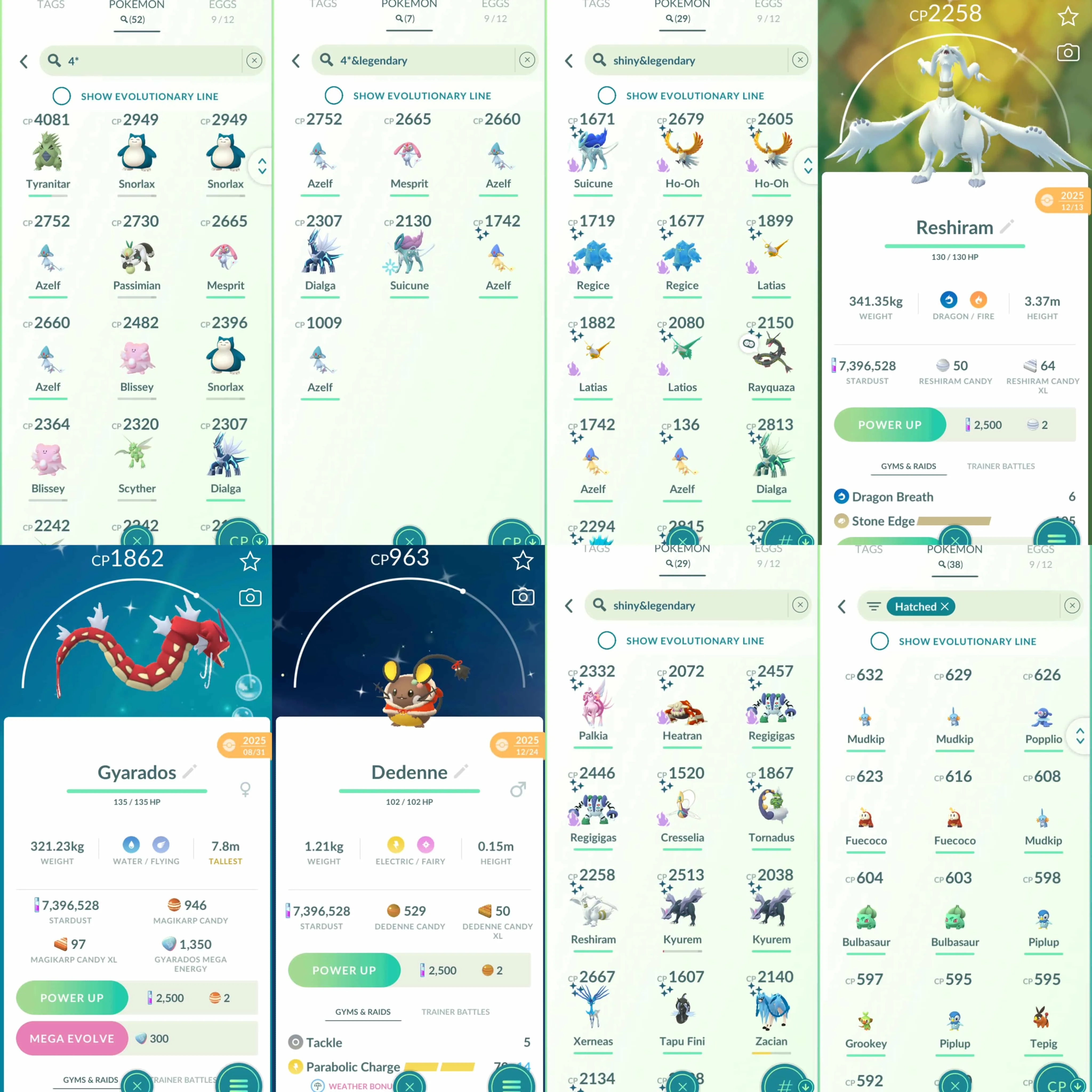 1966 Level 70 Coin9752 Shiny Rayquaza Shundo Azelf Suicune100 Mesprit100 Azelf100 x3 Dialga100 Shiny Mega Gyarados Shiny: shadow Suicune, shadow Ho-Oh, shadow Regice, shadow Latias, shadow Latios, Azelf, Dialga