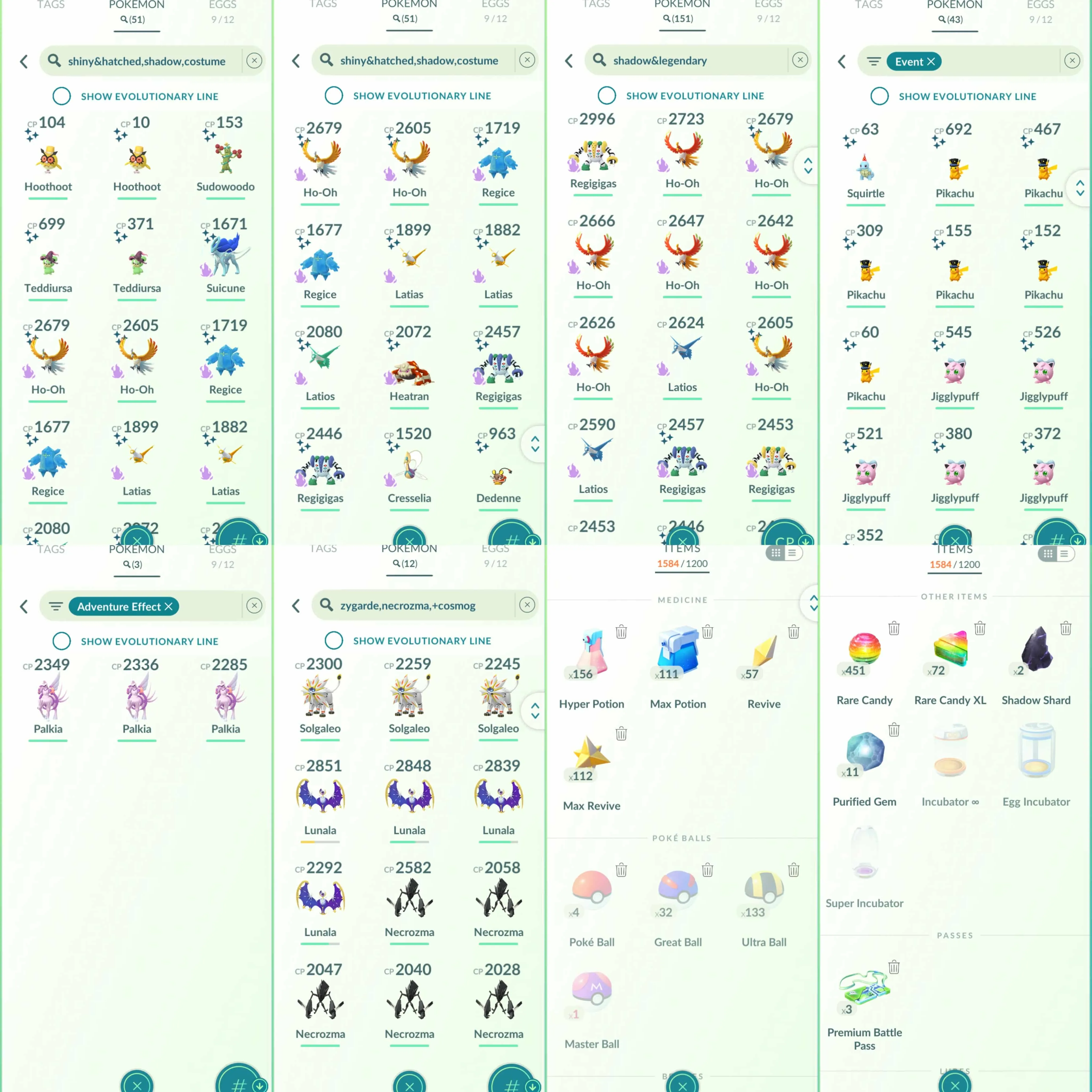 1966 Level 70 Coin9752 Shiny Rayquaza Shundo Azelf Suicune100 Mesprit100 Azelf100 x3 Dialga100 Shiny Mega Gyarados Shiny: shadow Suicune, shadow Ho-Oh, shadow Regice, shadow Latias, shadow Latios, Azelf, Dialga