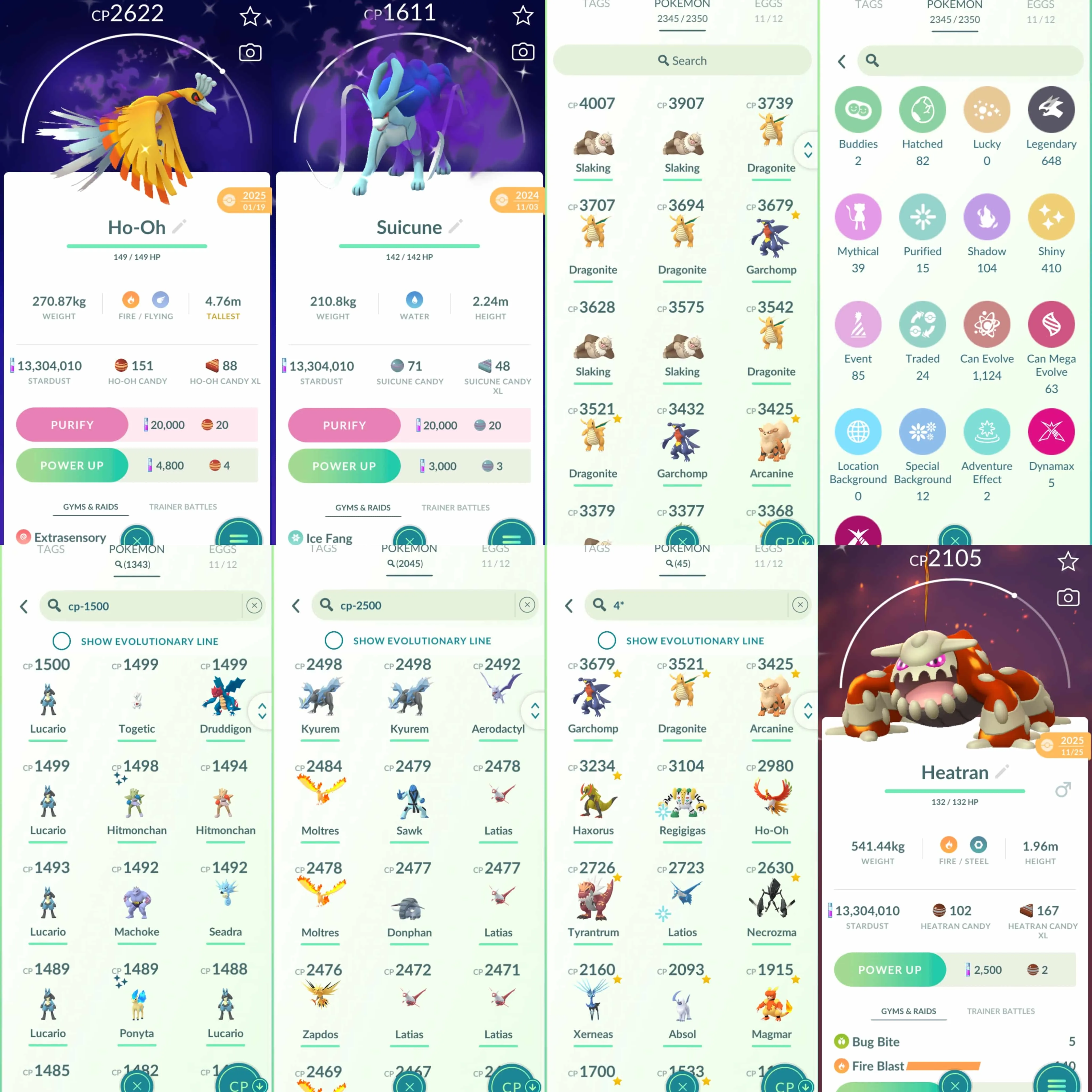 1970 Level 71 Coin15035 Necrozma100 Xerneas100 Mega Latios100 Shiny Mega Latios Shiny: shadow Suicune, shadow Ho-Oh, shadow Latias, Latios, Groydon, Uxie, Mesprit, Azelf, Dialga, Palkia Origin, Heatran, shadow Regigigas