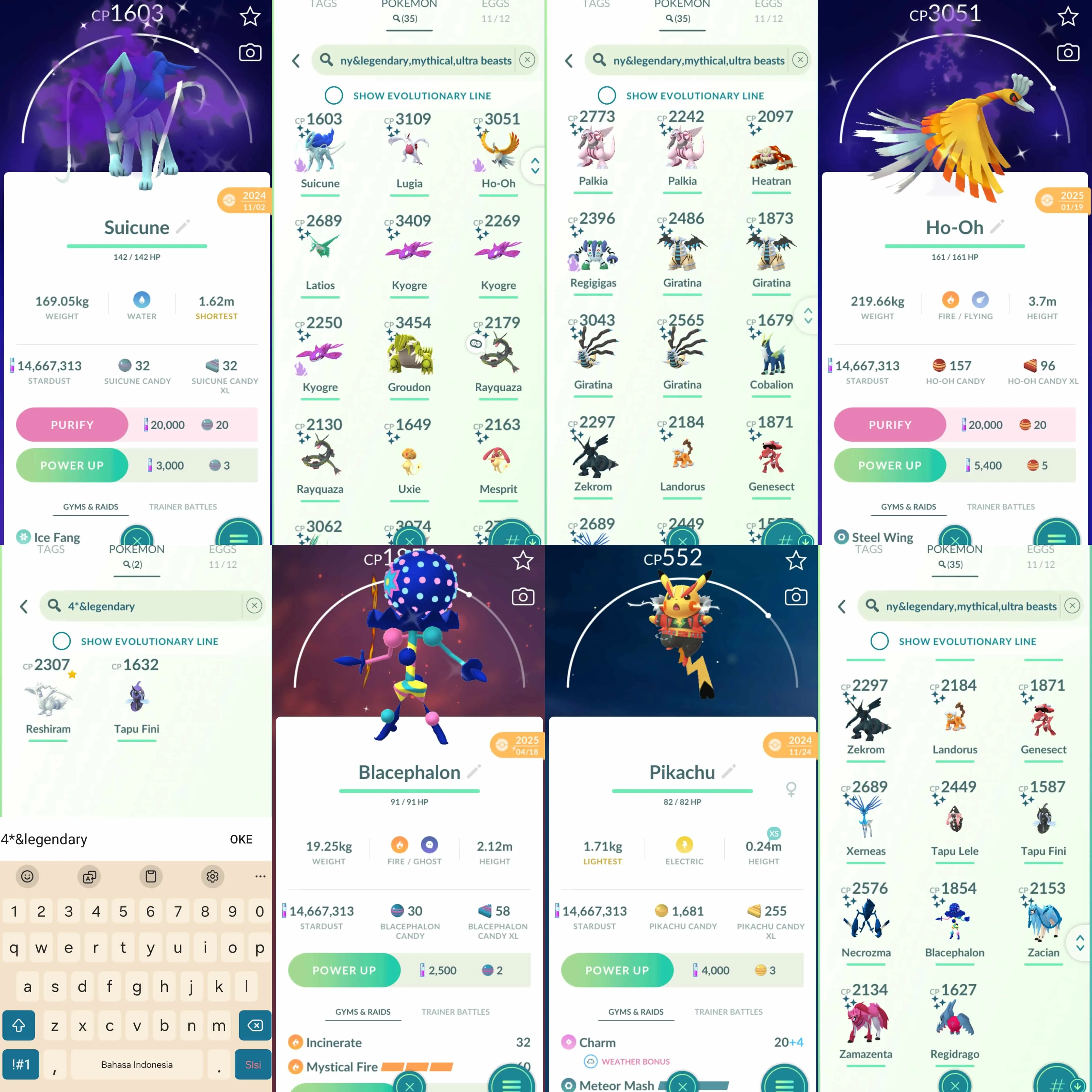 1972 Level 70 Coin10045 Reshiram100 Shiny Rayquaza Shiny Zacian and Zamazenta Shiny Mega Lucario Shiny Mega Latios Shiny Mega Heracross