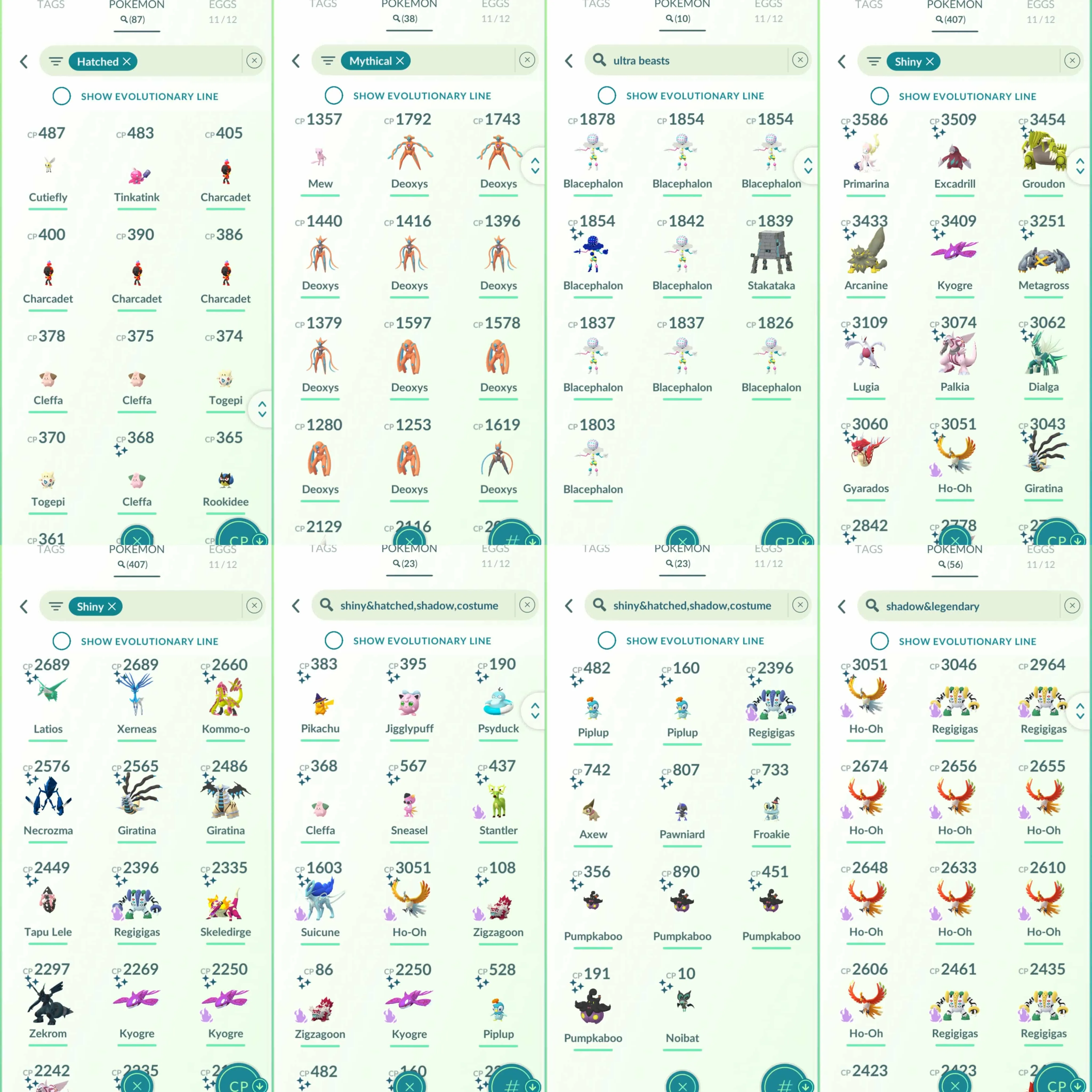 1972 Level 70 Coin10045 Reshiram100 Shiny Rayquaza Shiny Zacian and Zamazenta Shiny Mega Lucario Shiny Mega Latios Shiny Mega Heracross