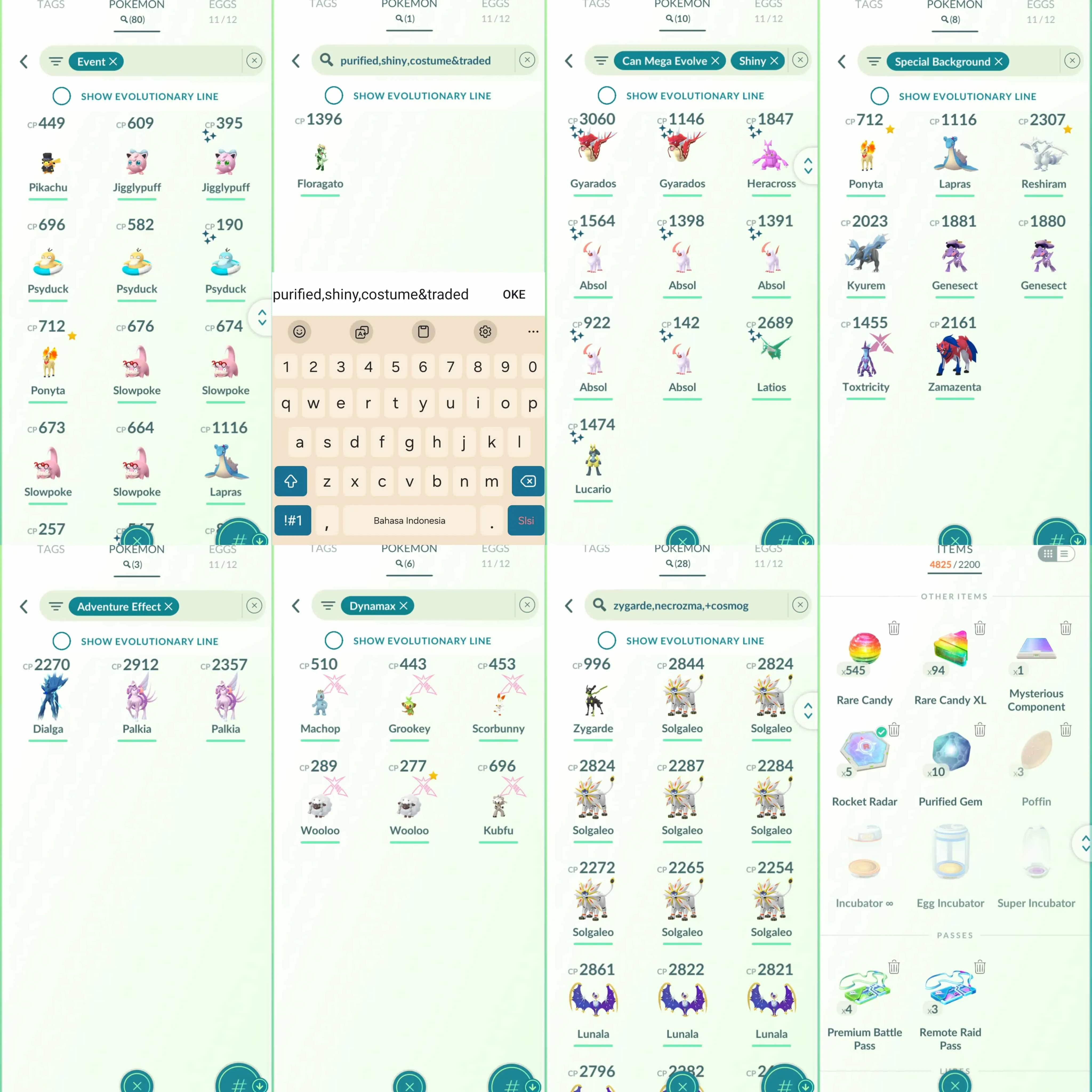 1972 Level 70 Coin10045 Reshiram100 Shiny Rayquaza Shiny Zacian and Zamazenta Shiny Mega Lucario Shiny Mega Latios Shiny Mega Heracross