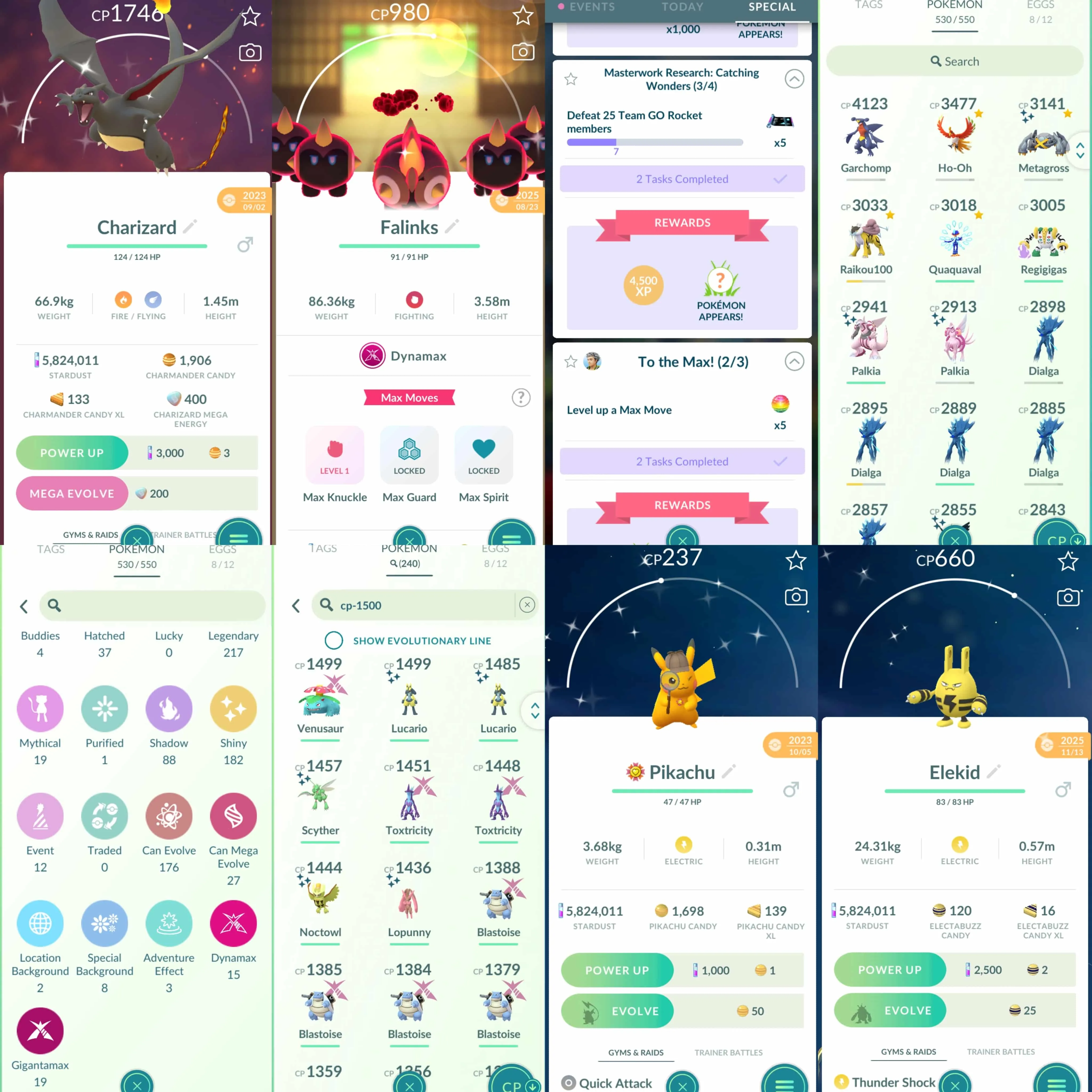 1978 Level 70 Eternatus Shiny DMax Falinks Shundo Mega Metagross Shiny Mega Charizard Shiny Mega Lucario Shiny Palkia Origin Spacial Rend Shiny Dialga Origin Roar of Time Shiny: shadow Suicune, Lugia, Regirock, Groudon, Dialga Origin, Palkia