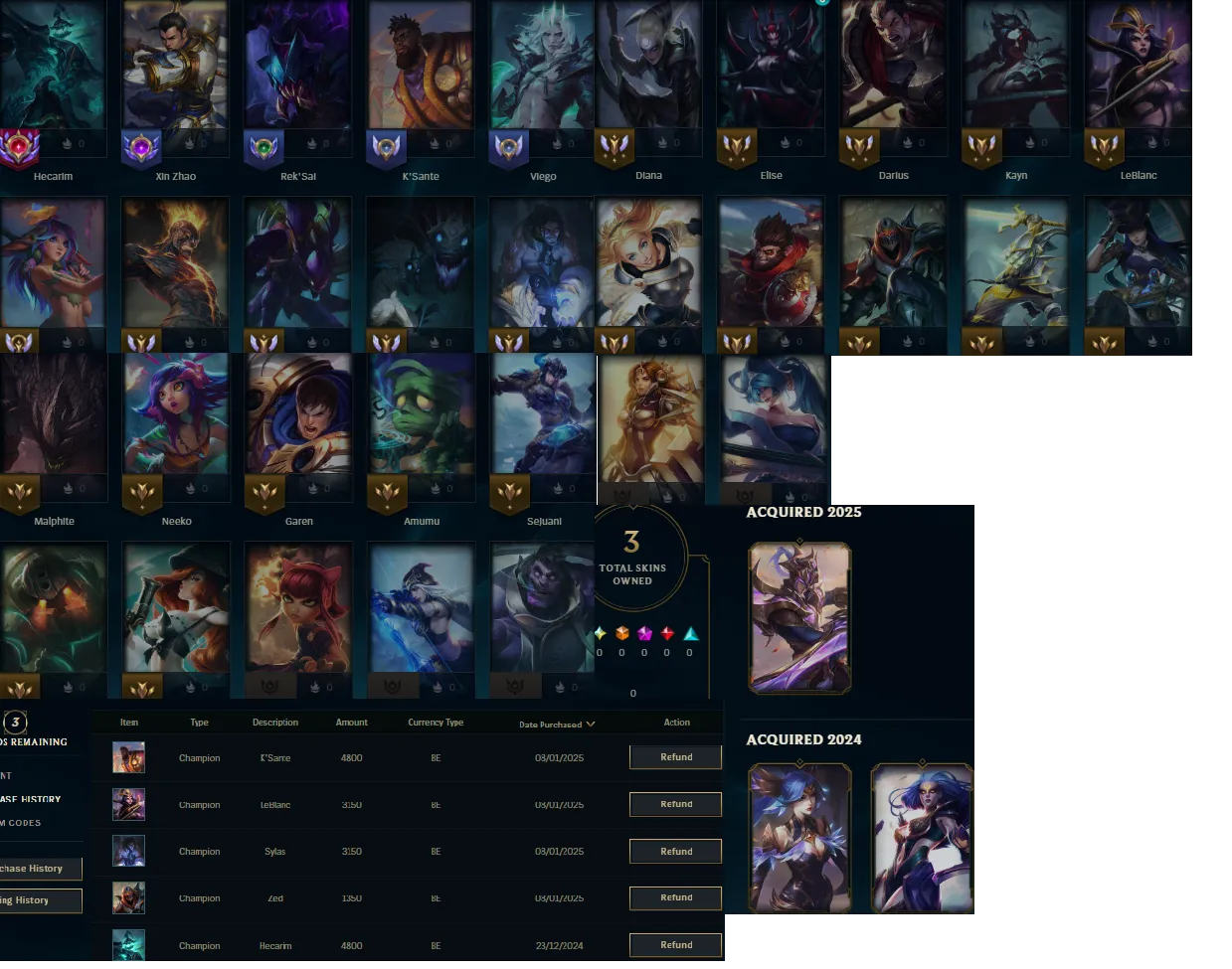 (🟣GM ICON)🔥S15 LVL52 DIAMOND 4 Handleveled⚔️+27/+28 LP Gains💎15K BE 350 RP🏆Prev Season MASTER💯1st Owner🔑Sign-up Info Included