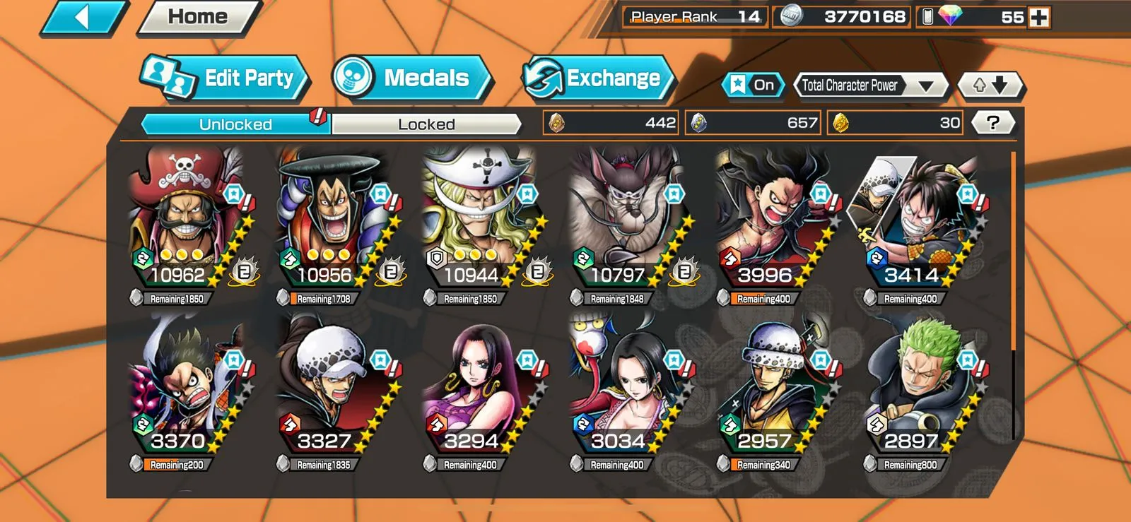 BR921🔥SOLO FRESH🔥3 EX META MAX🔥ODEN MAX🔥GOLD D ROGER MAX🔥NEWGATE MAX🔥JABRA MAX🔥GOOD MEDAL🔥SOLO FRESH🔥MANY MEDAL MATERIAL