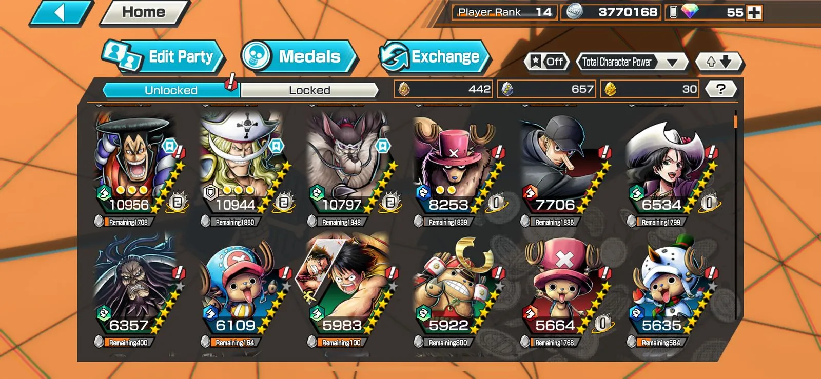 BR921🔥SOLO FRESH🔥3 EX META MAX🔥ODEN MAX🔥GOLD D ROGER MAX🔥NEWGATE MAX🔥JABRA MAX🔥GOOD MEDAL🔥SOLO FRESH🔥MANY MEDAL MATERIAL