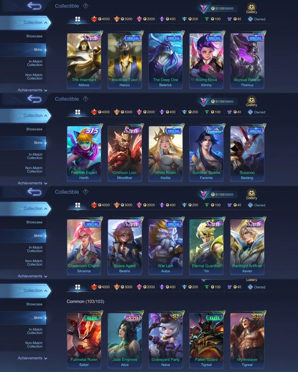 ML 356⚡FULL MAX EMBLEM⚡SKINS 184⚡PRIME BEATRIX⚡️SANRIO FLORYN⚡️LUCKYBOX EUDORA KIMMY⚡️COLLECTOR NATALIA BADANG⚡️STAR LESLEY⚡️LIGHTBORN TIGREAL ALUCARD⚡️BLAZING FRANCO LAYLA⚡️5 EPIC⚡️LUNARFEST SUN⚡️NARUTO VALE⚡️SPARKLE FREDRINN⚡️