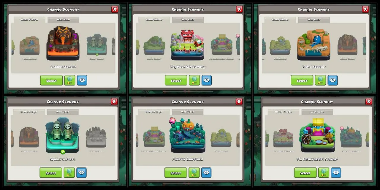 USA LOCAL TH14 ALMOST MAX 37 HERO SKINS 6 SCENRYS INSTANT DELIVERY