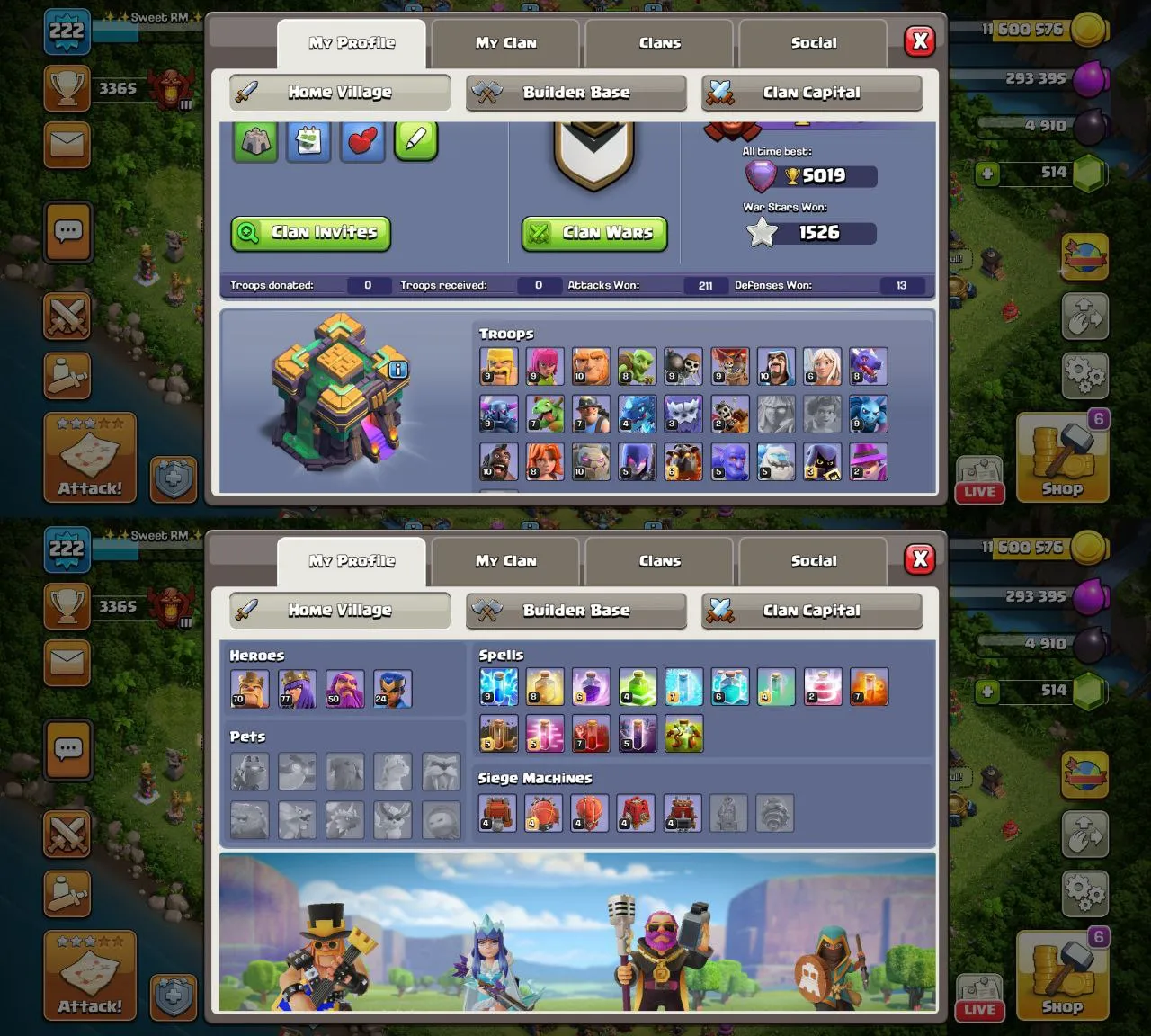[DG-29]TH14 ACCOUNT 70-77-50-25 HEROES 500GEMS 500RENAME 1526WS 99%MAX LAB CHEAP INSTANT DELIVERY GUARANTEED