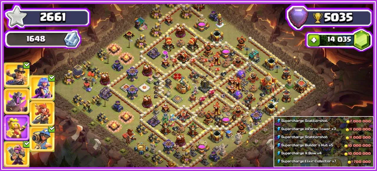 {14,000+ GEMS👿}TH 16 1000 MAXX NOTHING LEFT TO UPGRADE 💨100 PURE MAXX