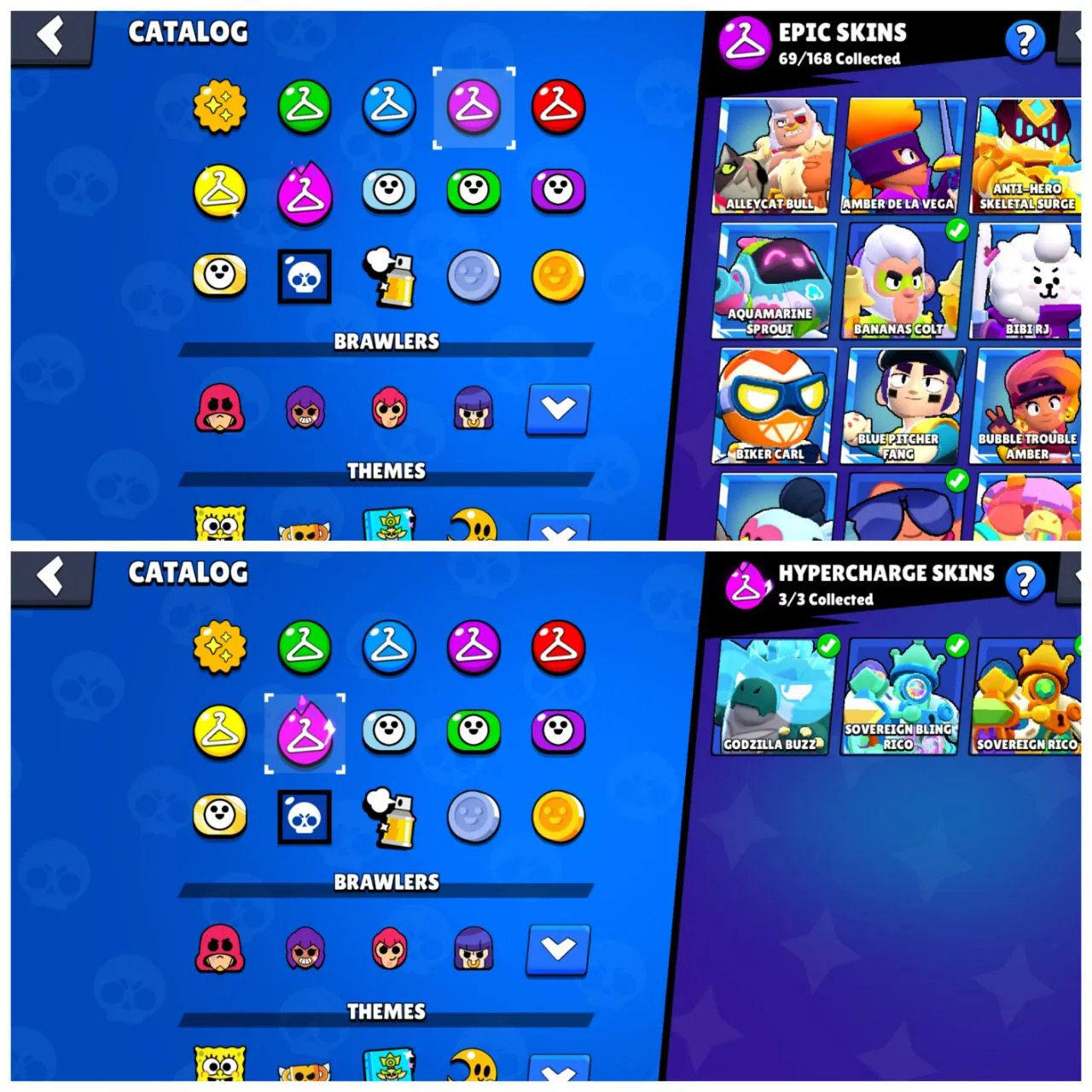 [ SUPER RARE ACC  ]💯 66K CUPS 🏆 R 35 BUNNY & R 35 EVE 🔥 68 MAX AND 23 HC  👿28 RANK 30 + BRAWLERS ❗ 83 CHARACTER 💥 PREMIUM 185 SKINS 🎀  LVL 293 💎 INSTANT DELIVERY 🛒 ss