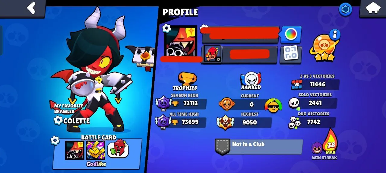 [ ESPORTS ]💯 PREMIUM 73K CUPS 🏆 40+ MAX TIER BRAWLERS 🤯 RARE JET SKI JACKY 👿 55 MAX CARDS AND 19 HC ❗ 85 CHARACTER 💥 PREMIUM 190 +SKINS 🎀  GEMS 190💎 INSTANT DELIVERY 🛒 ss