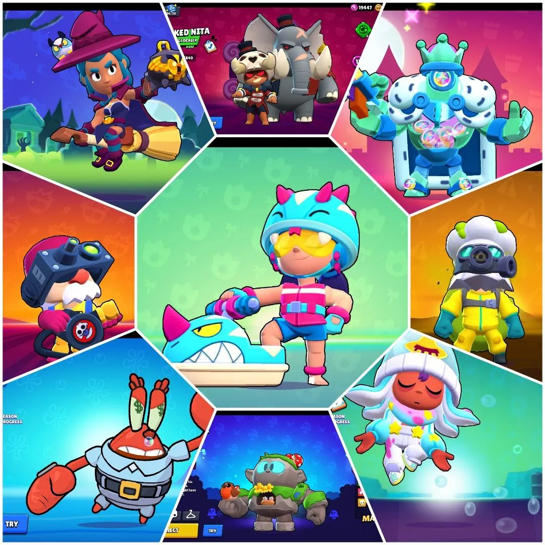 [ ESPORTS ]💯 PREMIUM 73K CUPS 🏆 40+ MAX TIER BRAWLERS 🤯 RARE JET SKI JACKY 👿 55 MAX CARDS AND 19 HC ❗ 85 CHARACTER 💥 PREMIUM 190 +SKINS 🎀  GEMS 190💎 INSTANT DELIVERY 🛒 ss