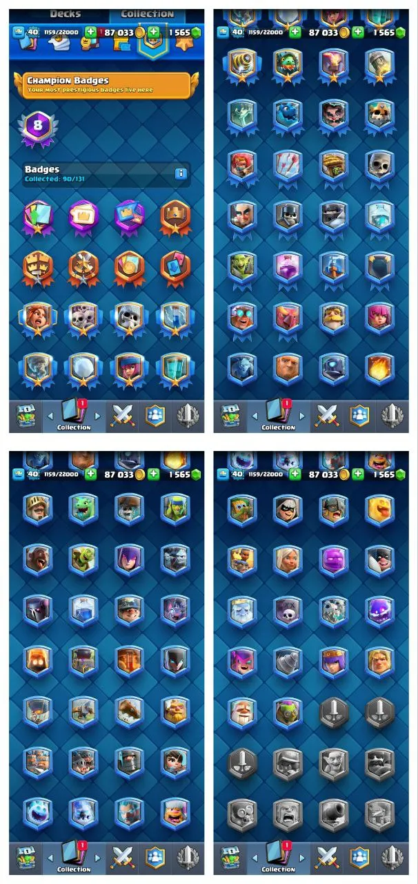 💥45% OFF SALE💥7 MAX CARDS 🏆 7809 TROPHIES ❄ ARENA LVL 20 ♥ KT LEVEL 13 💮 LEVEL 40 💝 31 EMOTES ☄️ 8 YRS SPECIAL AND COOL BADGES ♥ 119 CARDS 🍀 FREE NAME CHANGE 🔥 FAST DELIVERY 🚚