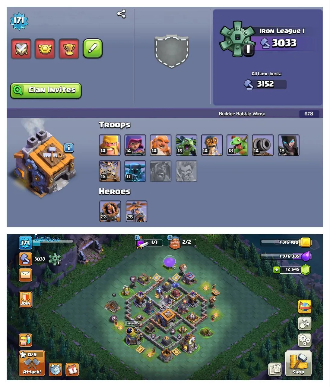 💥45% OFF SALE💥13,100+ GEMS 💎 ♨️ TOWN HALL 14 MAX 💢 12 EPIC EQUIPMENT🌲 1000 NC ✨  🔥 171 XP LVL 💥 OP MAGIC ITEMS ❤ 88 CWL & 179 RAIDS MEDALS ❄️ LOT OF OBSTACLES ⭐ FAST DELIVERY 🚚   