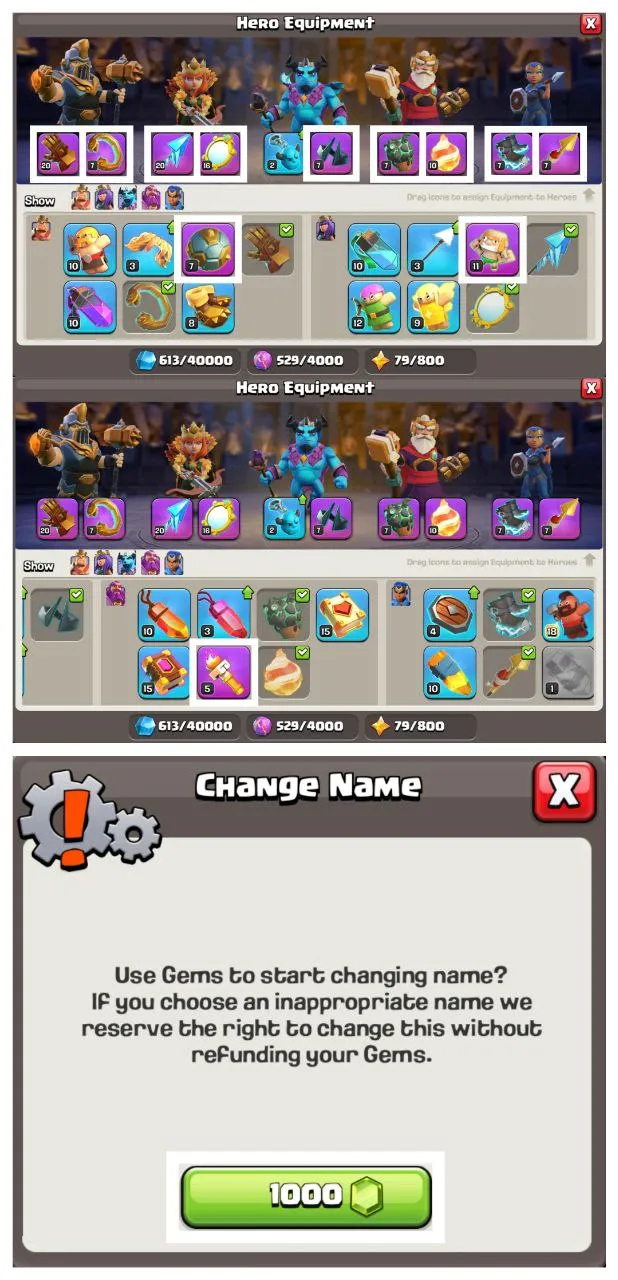 💥45% OFF SALE💥13,100+ GEMS 💎 ♨️ TOWN HALL 14 MAX 💢 12 EPIC EQUIPMENT🌲 1000 NC ✨  🔥 171 XP LVL 💥 OP MAGIC ITEMS ❤ 88 CWL & 179 RAIDS MEDALS ❄️ LOT OF OBSTACLES ⭐ FAST DELIVERY 🚚   