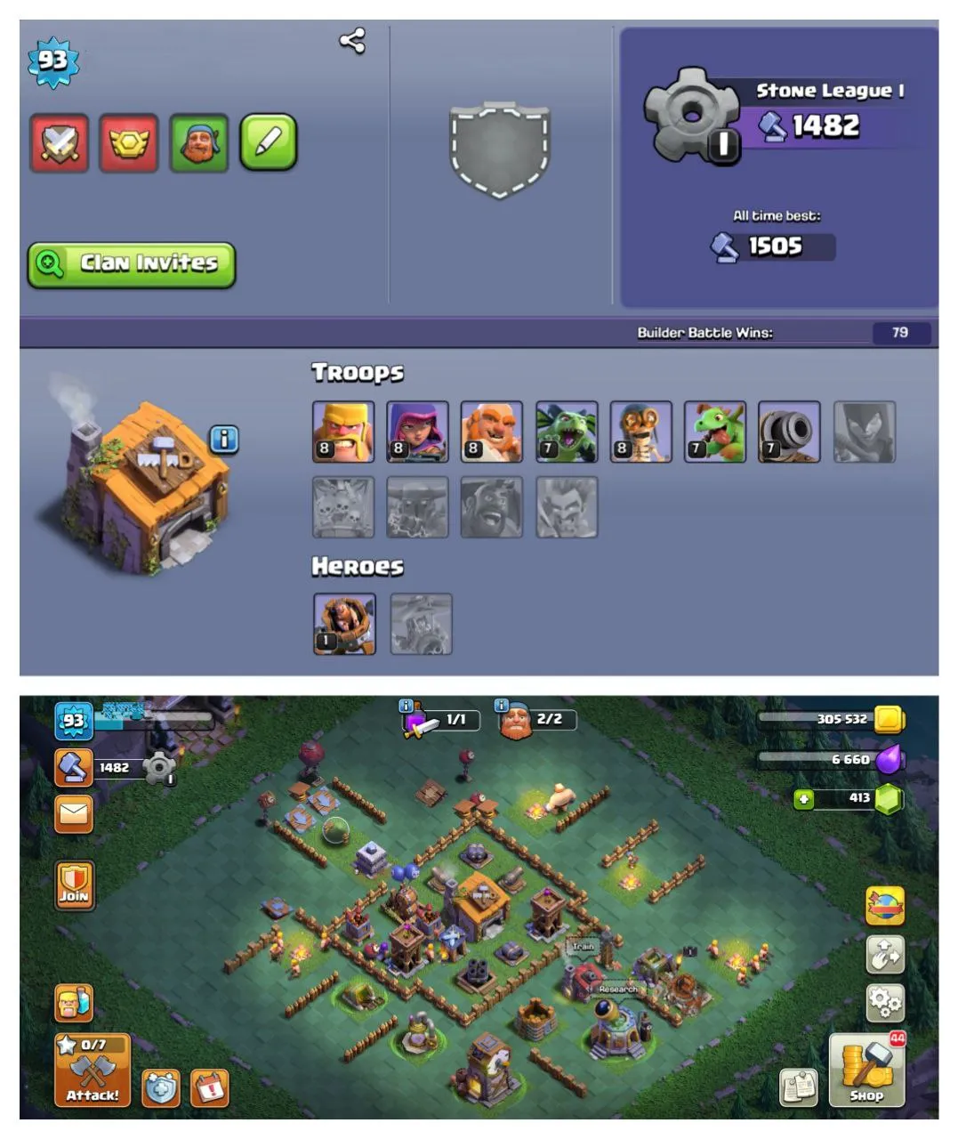 💥45% OFF SALE💥LOCAL CUBA 🇨🇺 ♨️ TOWN HALL 10 PURE MAX 🌲 FREE NAME CHANGE ✨ HEROES { BK 40 , AQ 40 , MP 20 } 🔺 93 XP LVL 🍁 OP MAGIC ITEMS 🩸 96 CWL MEDALS ⚡ LOT OF OBSTACLES 💕 FAST DELIVERY 🚚  #KB