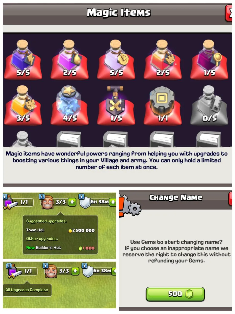 LOW COST ACC | TH 8 PURE FULL MAX | 500 NC | MAX HEROES | CHECK DESCRIPTION |  FAST DELIVERY
