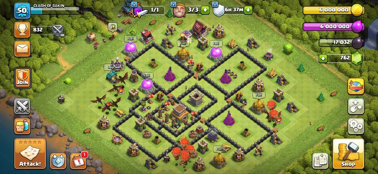 LOW COST ACC | TH 8 PURE FULL MAX | 500 NC | MAX HEROES | CHECK DESCRIPTION |  FAST DELIVERY