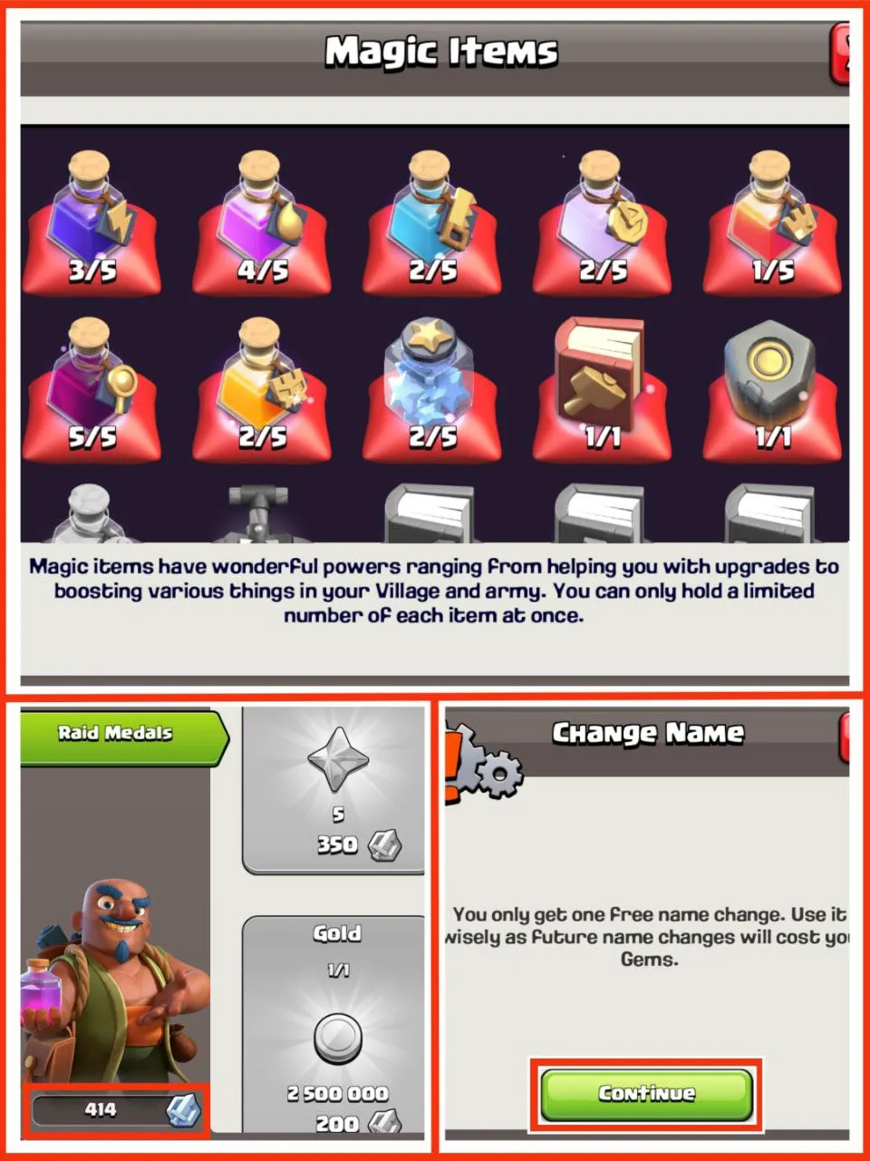 LOW COST ACC | TH 7 PURE MAX | FREE NC | 414 RAID MEDAL | CHECK DESCRIPTION | FAST DELIVERY