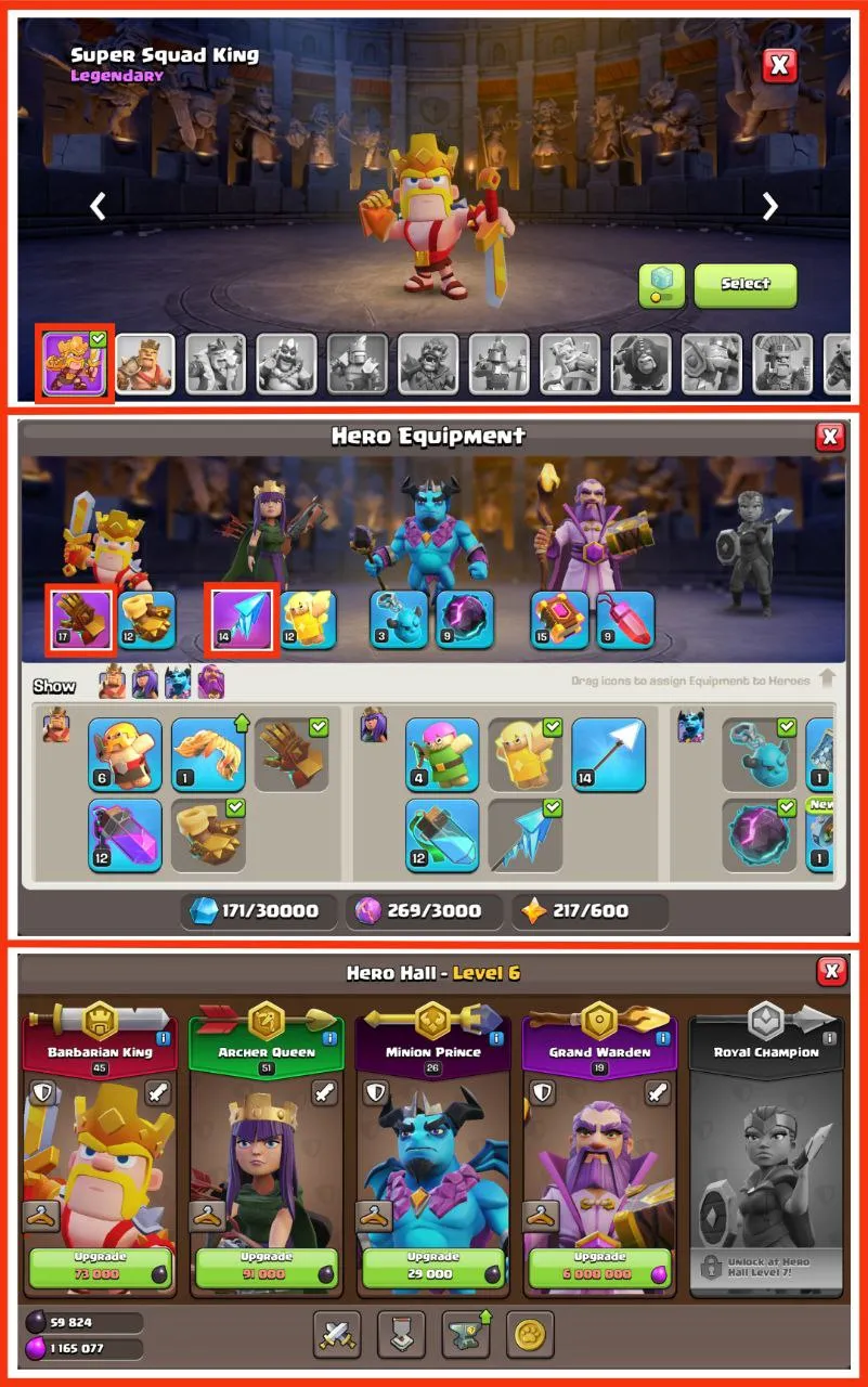 💥45% OFF SALE💥♨️ TOWN HALL 12 NICE ACC.🩸 💫 OP MAGIC ITEMS 💥 ATB LEGEND 💎 110 XP LVL ✳️ 214 CWL & 550 RAIDS MEDAL ❤️‍🔥 SUPER SQUAD KING SKIN ✌️ OP OBSTACLES 🚚 FAST DELIVERY 🚚  #KB