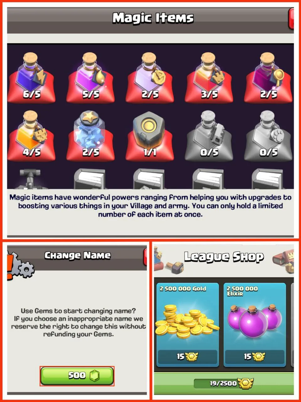 LOW COST ACC | TH 11 ACC | 1800+ GEMS | 500 NC | CHECK DESCRIPTION | FAST DELIVERY