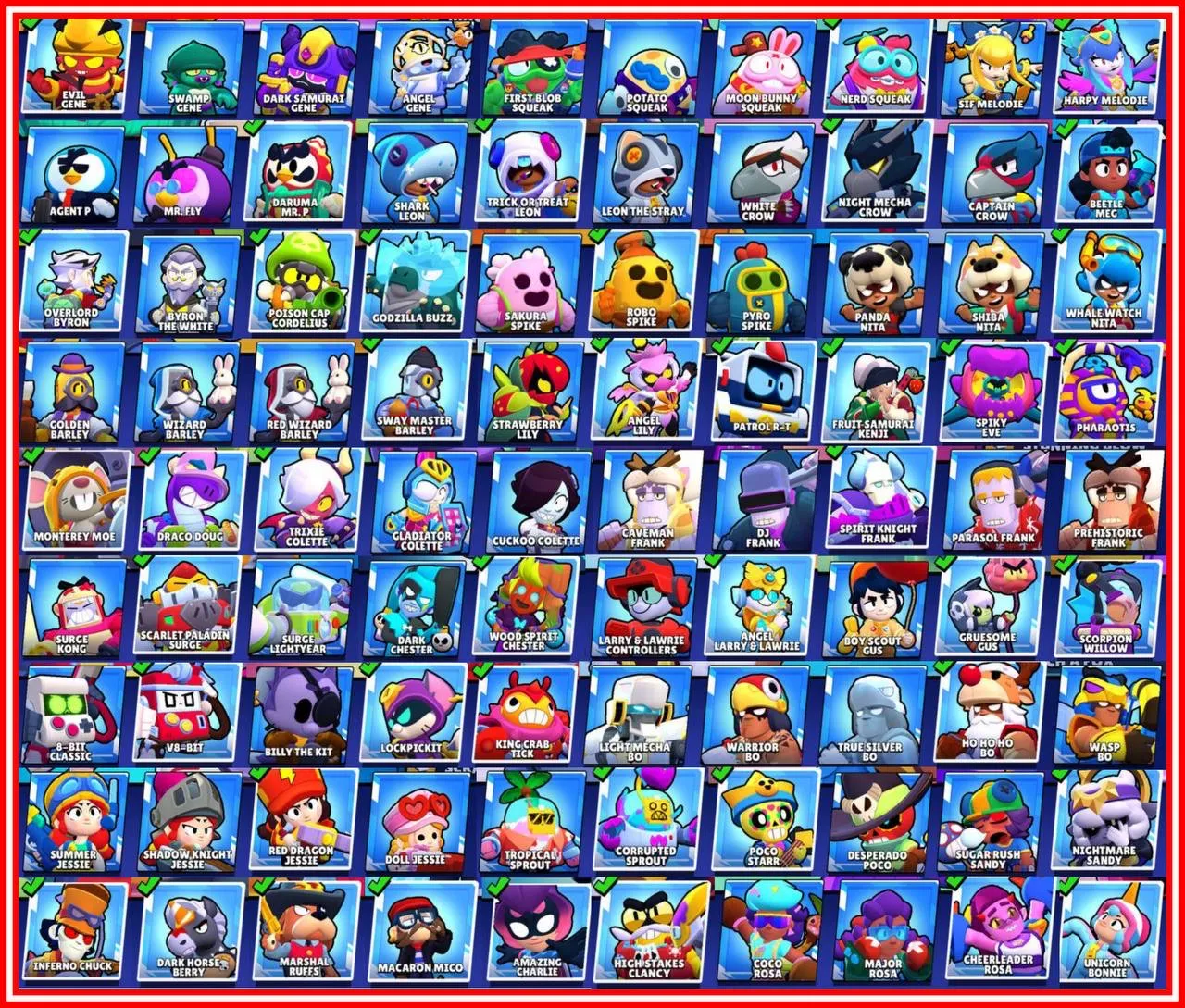 ✨️(OMG ULTRA) "80,000+ TROPHY" 🏆BRAWL STARS MAX {45} HYPERCHARGE {21} 👾 MERCHANT GALE TRIXIE COLLETE TRUE GOLD STU & EMZ 🤯 HIGH RANK ALL BRAWLERS 88 |190+ SKINS LOADED 👾 EASY EMAIL ACCESS