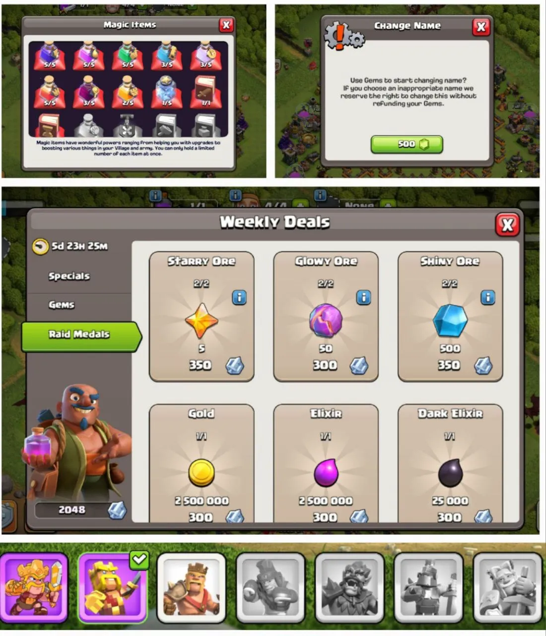 [CJ - 02] [RARE] NIGERIA LOCAL   TH 10 | HEROES 29-25 |  BUILDER HAL 5 | INSTANT DELIVERY