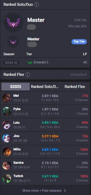 🔥Master 70+LP 66%WR Handleveled💎12K BE⭐Name Changeable✅Lifetime Ownership Guarantee - Never Taken Back✔️Recovery info included