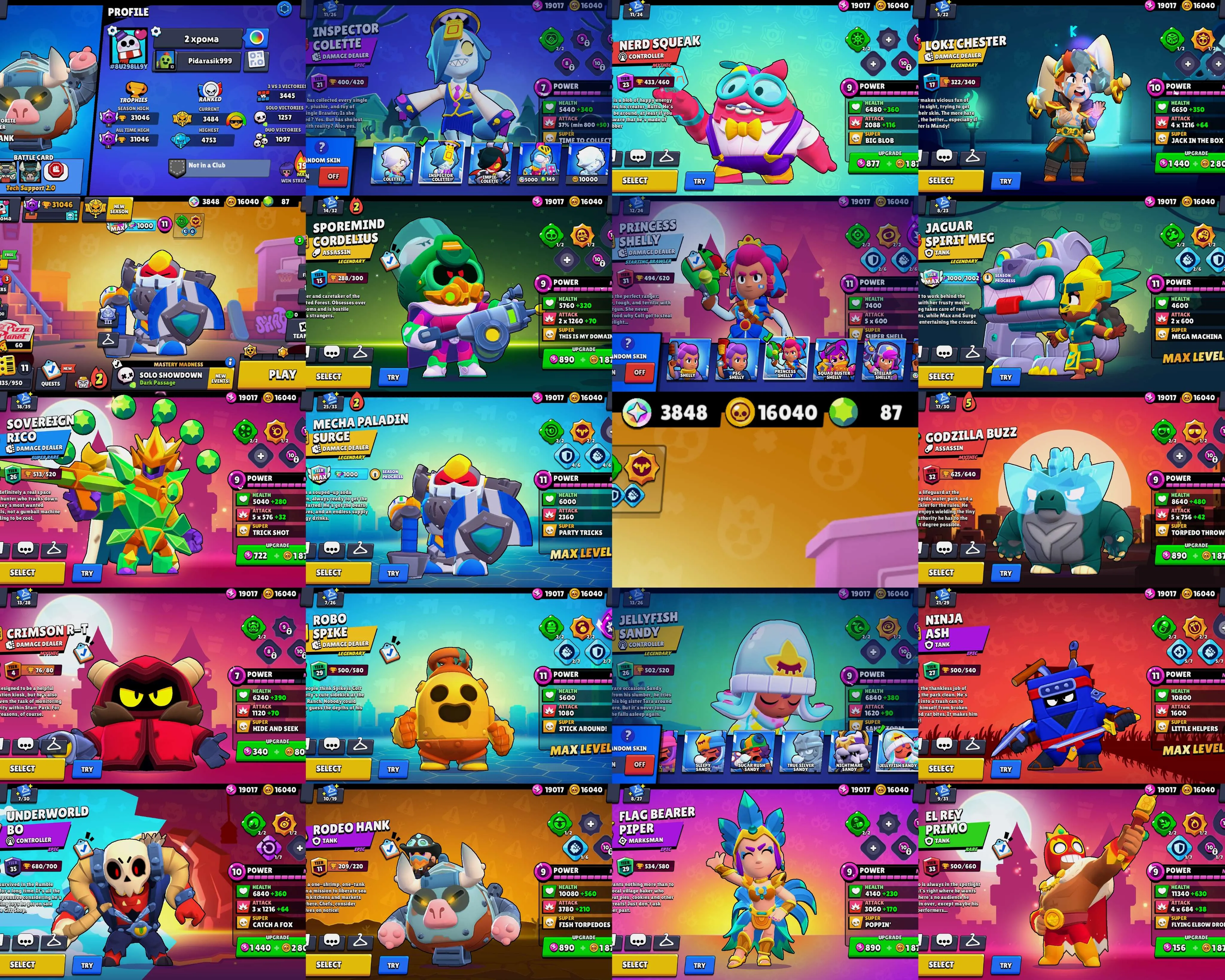 [83/88] 🏆31000🏆 [16k GOLD/87 GEMS] MECHA PALADIN SURGE/RODEO HANK/JELLYFISH SANDY/PRINCESS SHELLY/SPOREMIND CORDELIUS/ROBO SPIKE/FLAG BEARER PIPER/NERD SQUEAK/IMPIE COLETTE/INSPECTOR COLETTE/CRIMSON R-T/GODZILLA BUZZ/SOVEREIGN RICO/NINJA ASH]