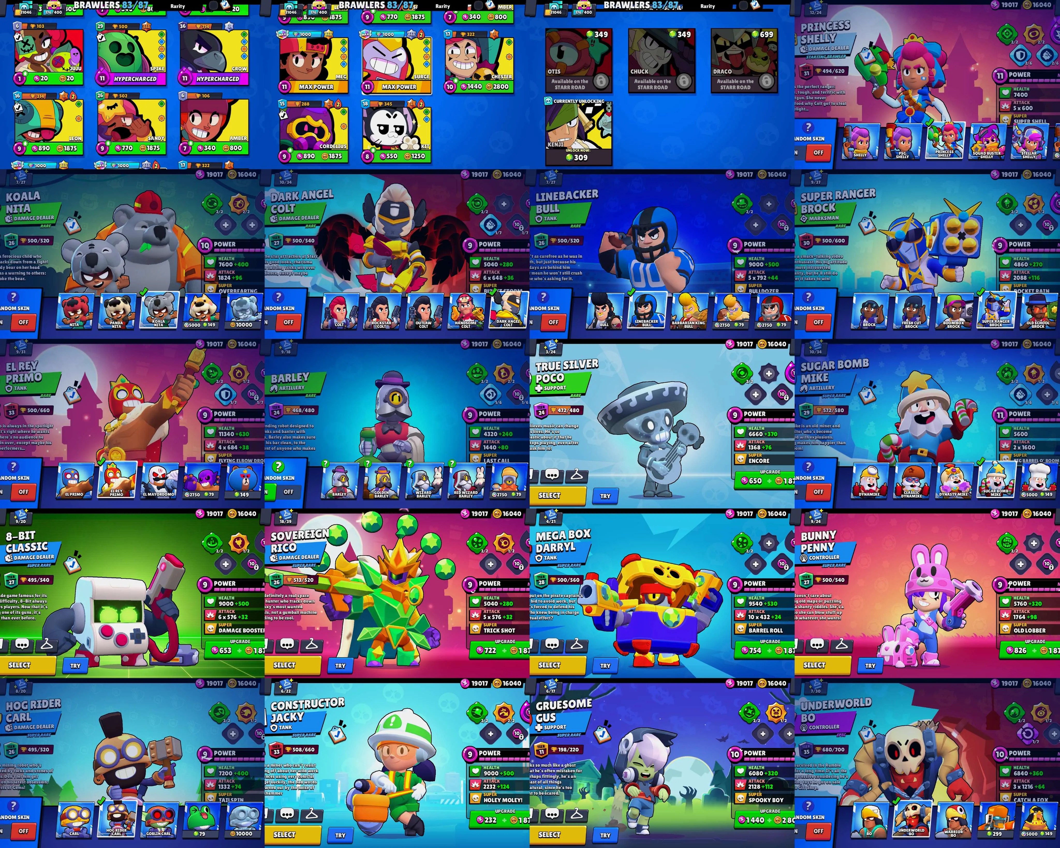 [83/88] 🏆31000🏆 [16k GOLD/87 GEMS] MECHA PALADIN SURGE/RODEO HANK/JELLYFISH SANDY/PRINCESS SHELLY/SPOREMIND CORDELIUS/ROBO SPIKE/FLAG BEARER PIPER/NERD SQUEAK/IMPIE COLETTE/INSPECTOR COLETTE/CRIMSON R-T/GODZILLA BUZZ/SOVEREIGN RICO/NINJA ASH]