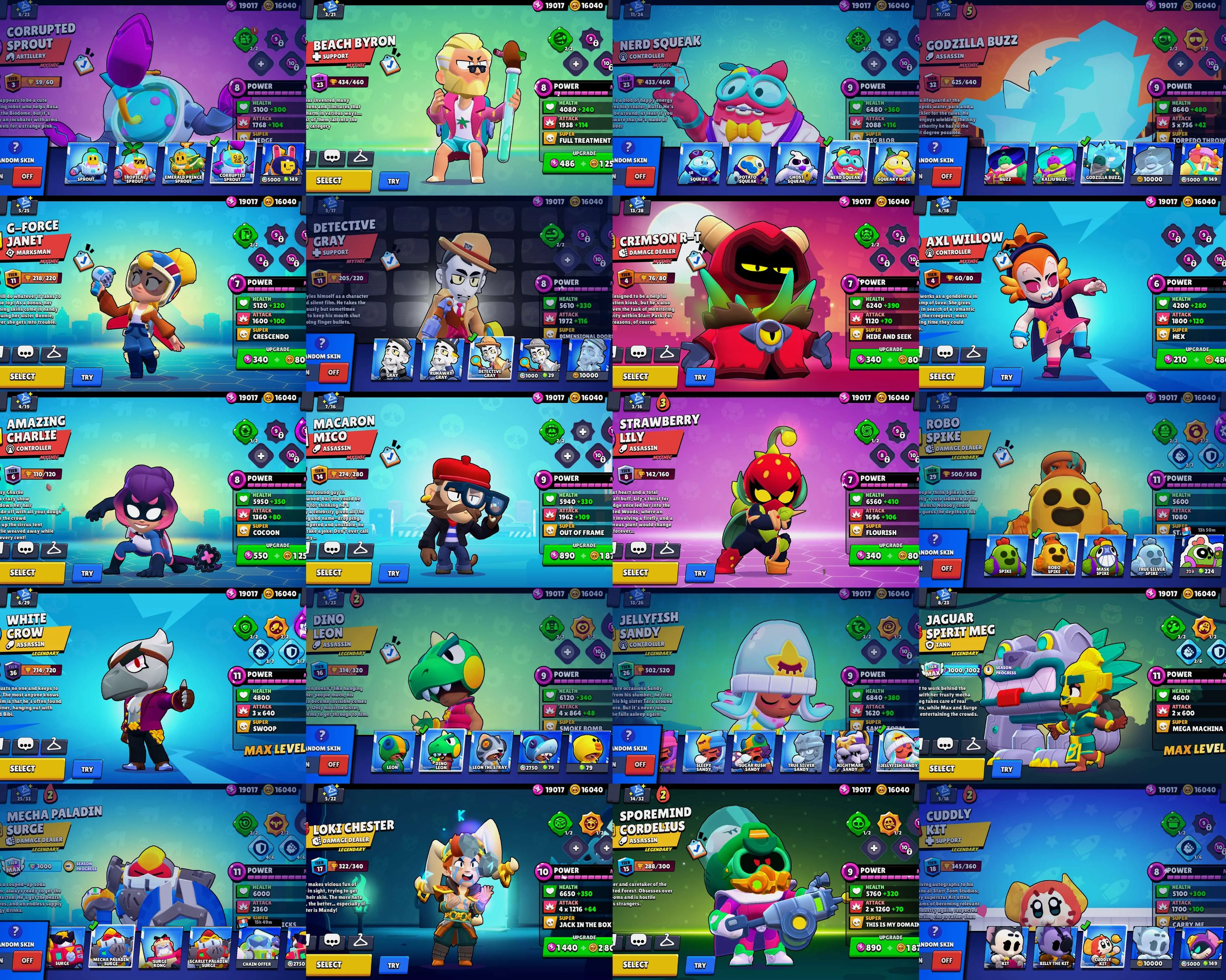 [83/88] 🏆31000🏆 [16k GOLD/87 GEMS] MECHA PALADIN SURGE/RODEO HANK/JELLYFISH SANDY/PRINCESS SHELLY/SPOREMIND CORDELIUS/ROBO SPIKE/FLAG BEARER PIPER/NERD SQUEAK/IMPIE COLETTE/INSPECTOR COLETTE/CRIMSON R-T/GODZILLA BUZZ/SOVEREIGN RICO/NINJA ASH]