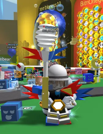 RBL3014 Bee Swarm Simulator Account 40 Bees 6 Billion Honey Master Badge x40 Ticket Honey x1377 x220 x3886 Blessing BitoNies Bubble10 Hive (G