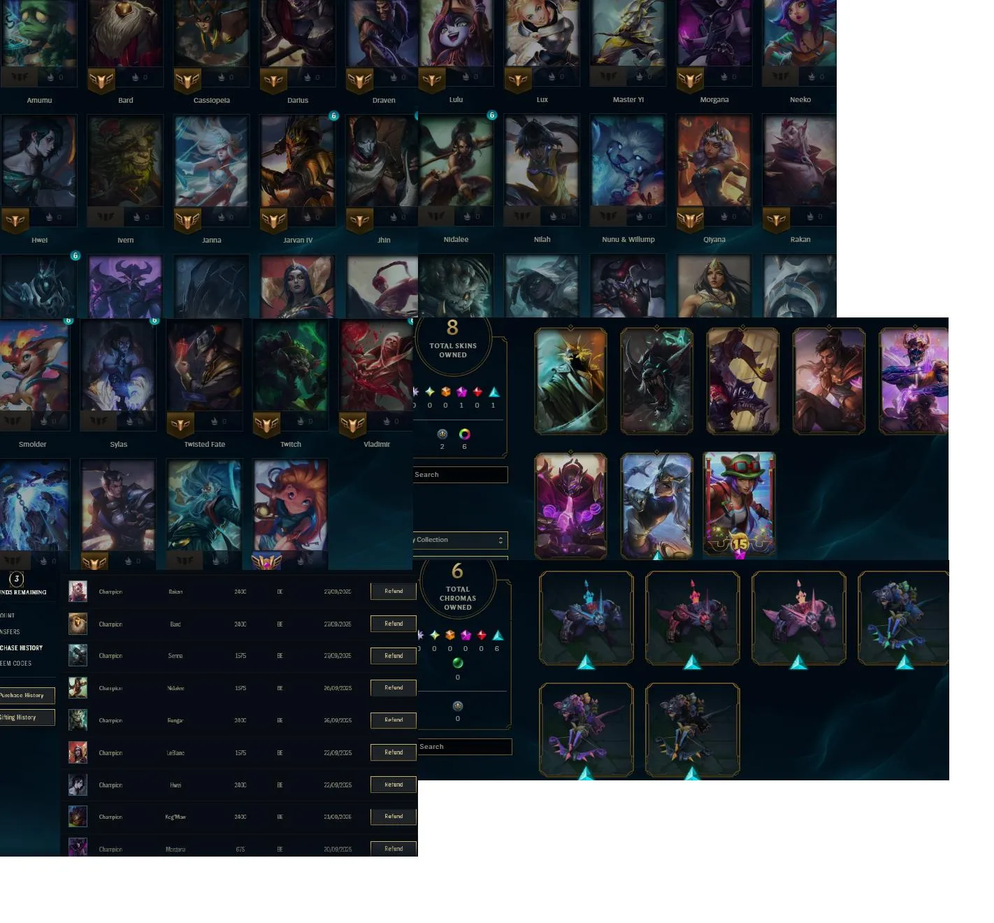 š„Master 66%WR Handleveledš33K BE 8Skins + LOOTšUnverified Emailā
Lifetime Ownership Guarantee - Never Taken BackāļøRecovery info included