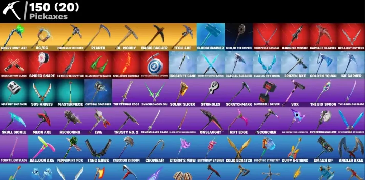 F1313 Sparkle Specialist, Floss, Minty, Season 1 Account, 152 Skins, 150 Pickaxes (G)