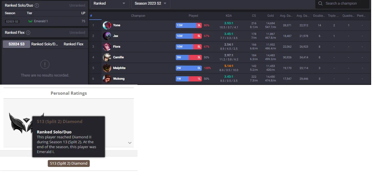 S13-2 Diamond 2 69%WR Decay🔥Now Unranked Handleveled⭐Name Changeable✅Lifetime Ownership Guarantee - Never Taken Back✔️Recovery info included