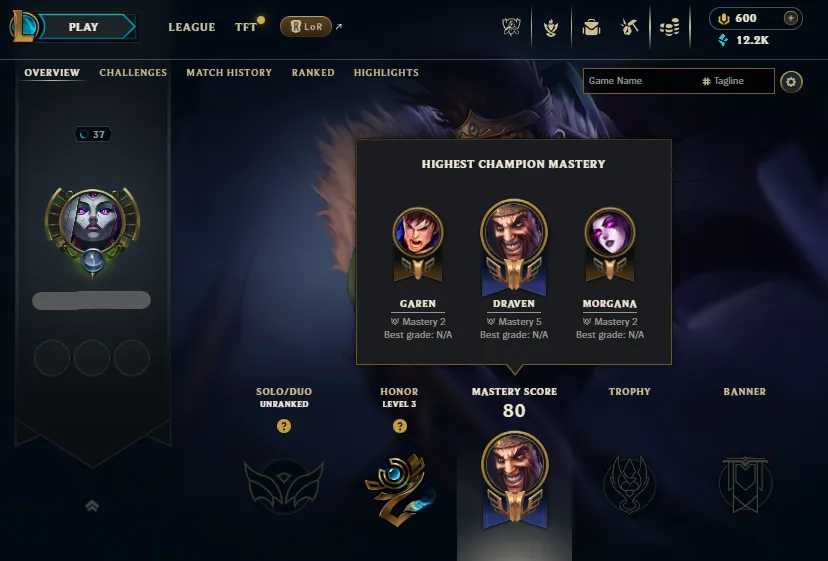 S13-2 Bronze 2🔥Ranked Ready Unranked Handleveled💎12K BE + 600RP⭐Name Changeable✅Recovery Info Included