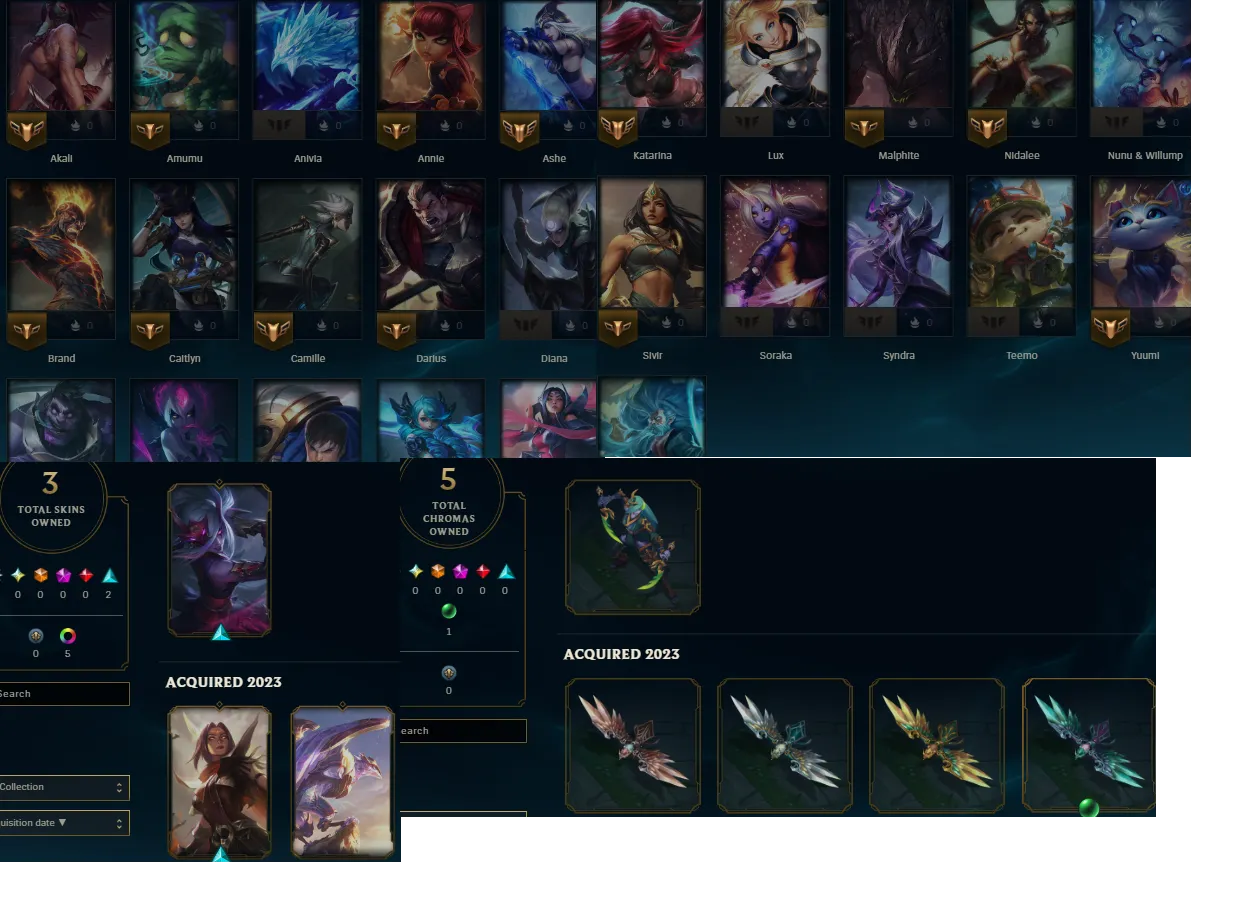 š„Platinum 1 85LP (3W/3L) HandleveledšBlood Moon Katarina+High Noon IreliaāName Changeableā
Lifetime Ownership Guarantee - Never Taken Backāļø Recovery info info