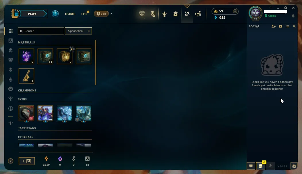 [20% OFF]🔥 Premium EUW LoL Account: Full Access + Ranked Ready! ✅ Unranked & Ranked Ready | 📈 Level 93 | 🟡 54 Champions | 🎨 9 Skins | 🎁 12 Hextech Chests | 🔥 Instant Delivery