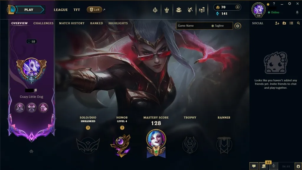 [EUNE] 🌟 Risen Legend Vayne 🔥 Prestige K/DA Kai'sa ⚡ T1 Jinx✔️ 112 Champions 🧠 29 Skins 💅 Level 58 🏅 141 BE 🔷 70 RP 🔰 🚀 Free Delivery | LoL Account for Sale
