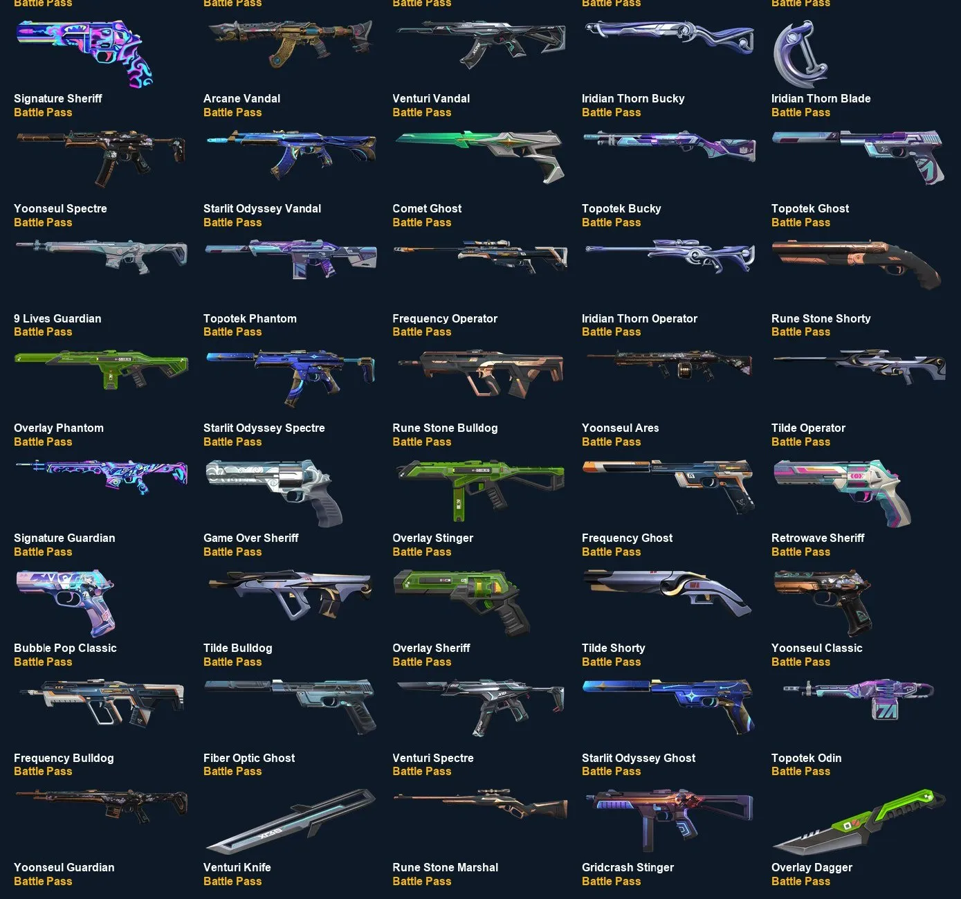 V112 //Onimaru Kunitsuna, XERØFANG Knife, Gaia’s Fury, Overdrive Blade, Black Market Butterfly, Singularity Vandal, Arcane Vandal, Kuronami, 82 Skins, 21 Agents