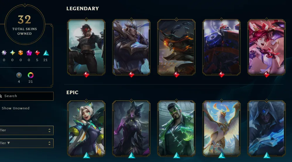 🚀【MENA】Emerald IV ⚡66% WR 🌊32 Skin 💰19K BE ✅Full Access