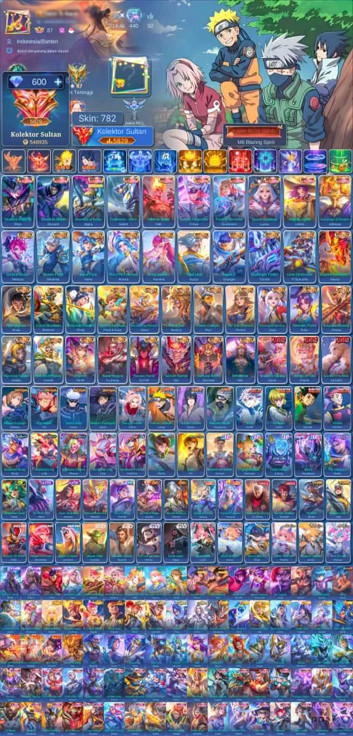 ML507 TITLEWORLD 6000 30 COLLECTORS FULL STAR WARS NARUTO KISHIN JJK HXH 11.11 KOF