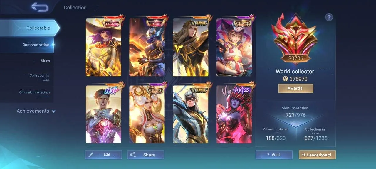 ML509 World Collector 30k Mythic 7 Legend 46 Event 33 Pink