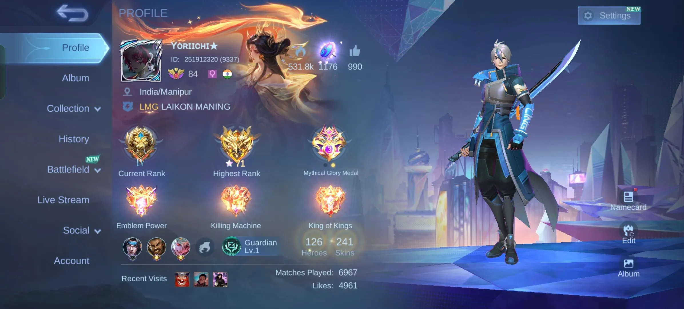 ML514 KOF Karina Luckybox Freya Collector Natalia Amazing Recall 103 Magic Cores