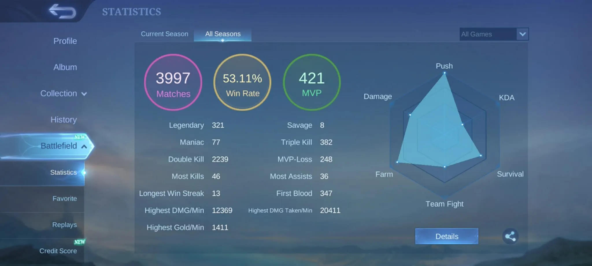 ML521 Exalted Supreme Johnson Legend Kula Diamond Aurora Aspirant Vexana Prime Claude 7 Luckybox 303 Skins