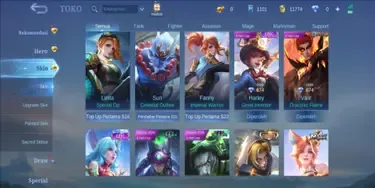 ML560 94 Heroes | 111 Skins | All Emblems Maxed | Collector Senior I | M.Meow Silvana Limited Miya Starlight Aldous