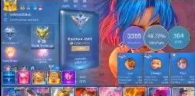 ML678 Collector Natalia + KOF Karina + Transformer Roger + Lucky Box Zhask 178 Skins (G)